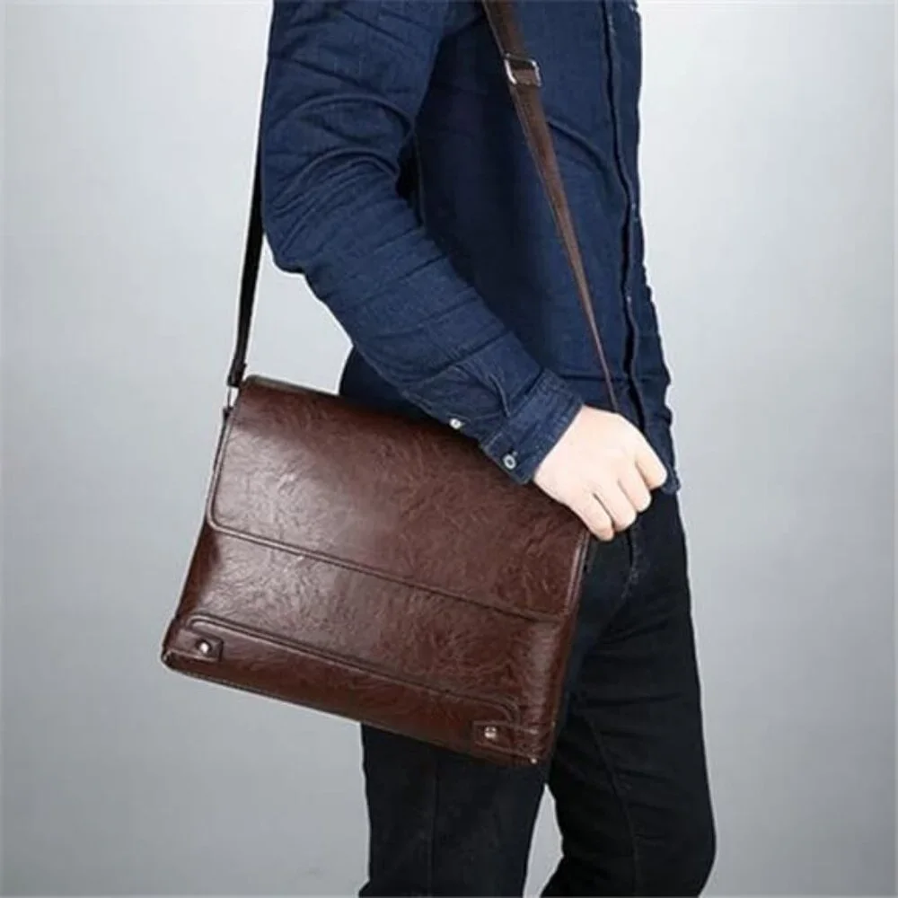 13 IN Messenger & Shoulder Bags for Mens Crossbody Handbags Man Purse